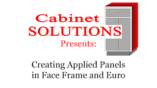 Creating Applied Panels in Face Frame and Euro