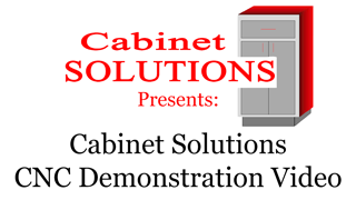 This is a quick demonstration of using Cabinet Solutions CNC with EnRoute