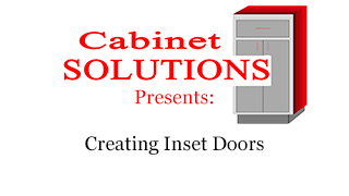 Creating Inset Doors