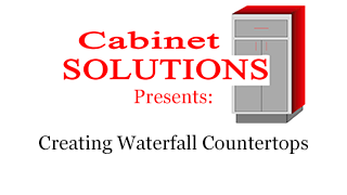 Creating Waterfall Countertops